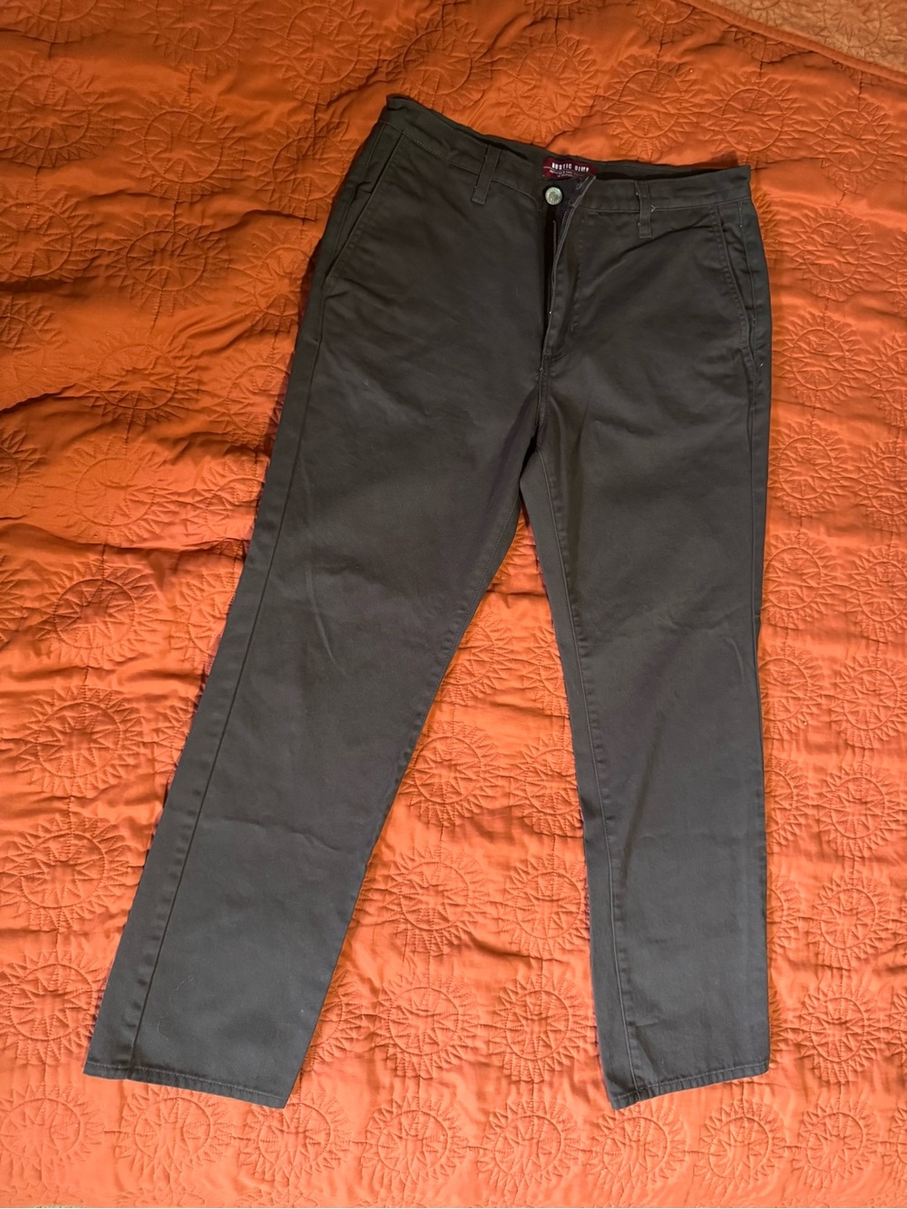 Men's Slim Straight Chino Pants